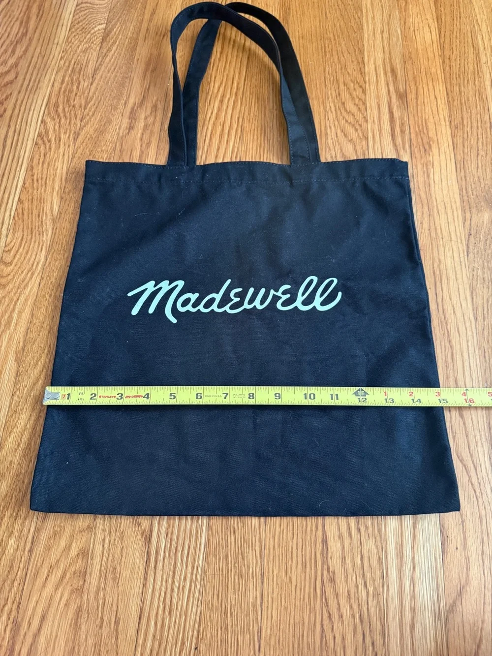 Madewell black everyday shopping tote bag